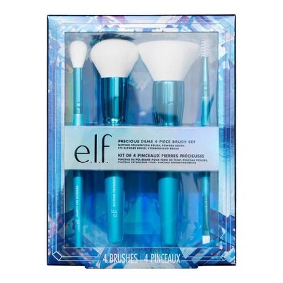 Copied - e.l.f., Snowflake 4Piece Eye Brush Set,Makeup Brushes women's cosmetics - Picture 3 of 3